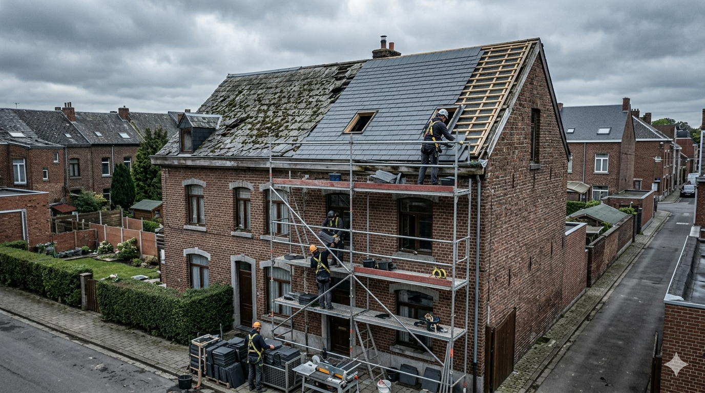 Remplacement de toiture en Wallonie — Primes RW 2026 — EcoSolutions
